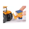 Siku traktorius su plūgu ir druskos barstytuvu, 1:50, metalas/plastikas
