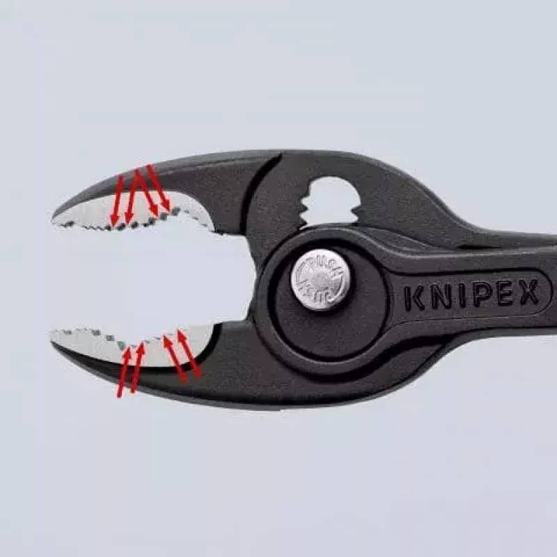 Slankioji replė Knipex TwinGrip, žiaunų plotis 5,1 cm, ilgis 200 mm