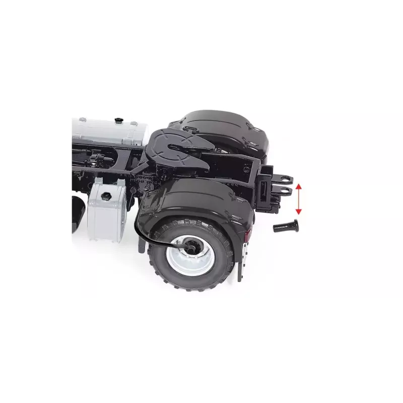 Wiking 077652 Sunkvežimis su priekaba 1:32 Surinktas modelis