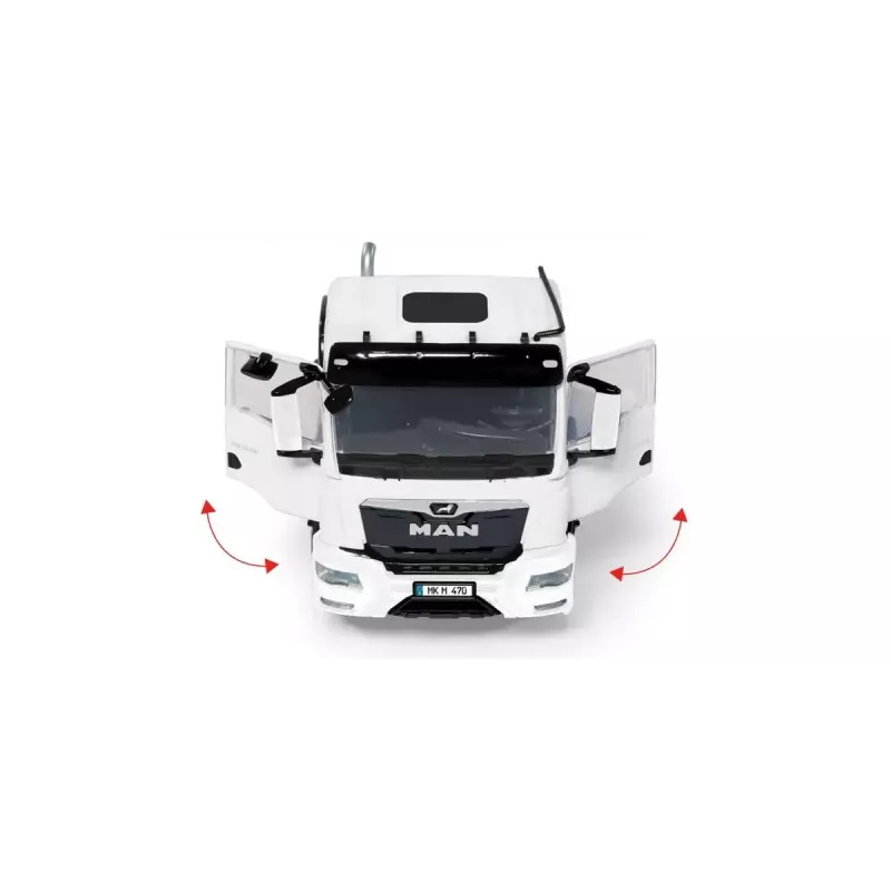Wiking 077652 Sunkvežimis su priekaba 1:32 Surinktas modelis
