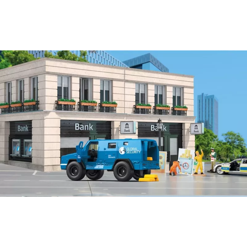Siku SUPER inkasatorių automobilis, 1:50 modelis