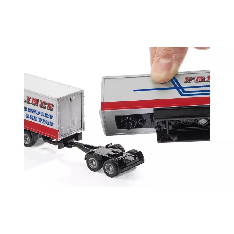 Siku Road Train modelis, 1:87, surinktas, metalas/plastikas