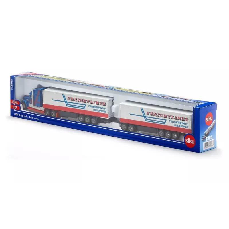 Siku Road Train modelis, 1:87, surinktas, metalas/plastikas