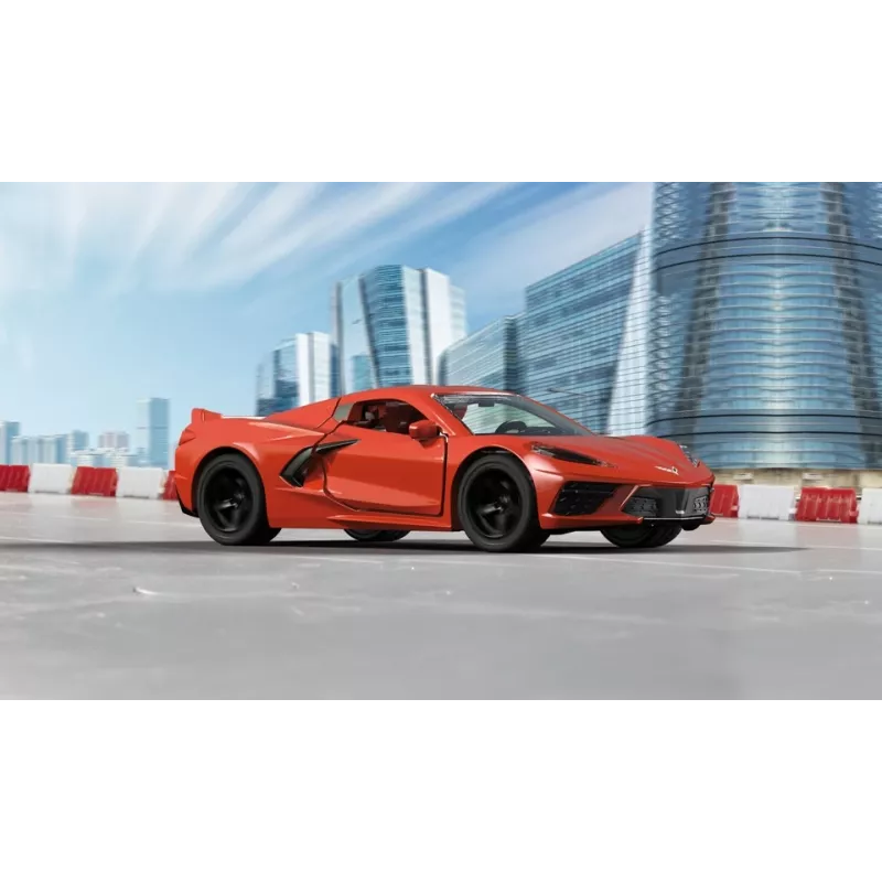 Siku Chevrolet Corvette Stingray sportinio automobilio modelis Surinktas 1:50