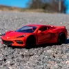 Siku Chevrolet Corvette Stingray sportinio automobilio modelis Surinktas 1:50