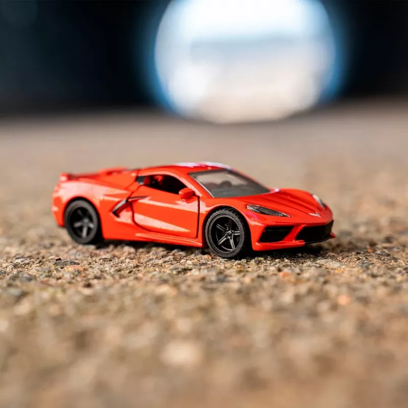 Siku Chevrolet Corvette Stingray sportinio automobilio modelis Surinktas 1:50
