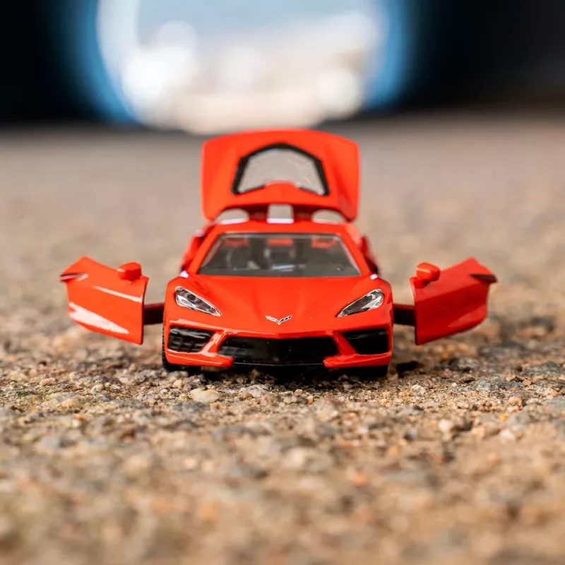 Siku Chevrolet Corvette Stingray sportinio automobilio modelis Surinktas 1:50