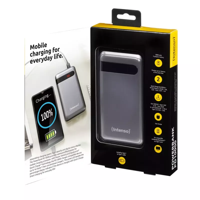 Nešiojama baterija Intenso PD10000 10000 mAh