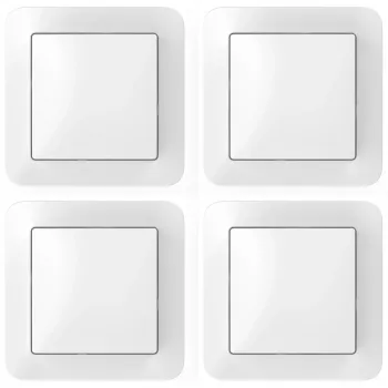 Sieninių jungiklių rinkinys 4 vnt. Bosch Smart Home išmaniesiems pavaroms, baltas