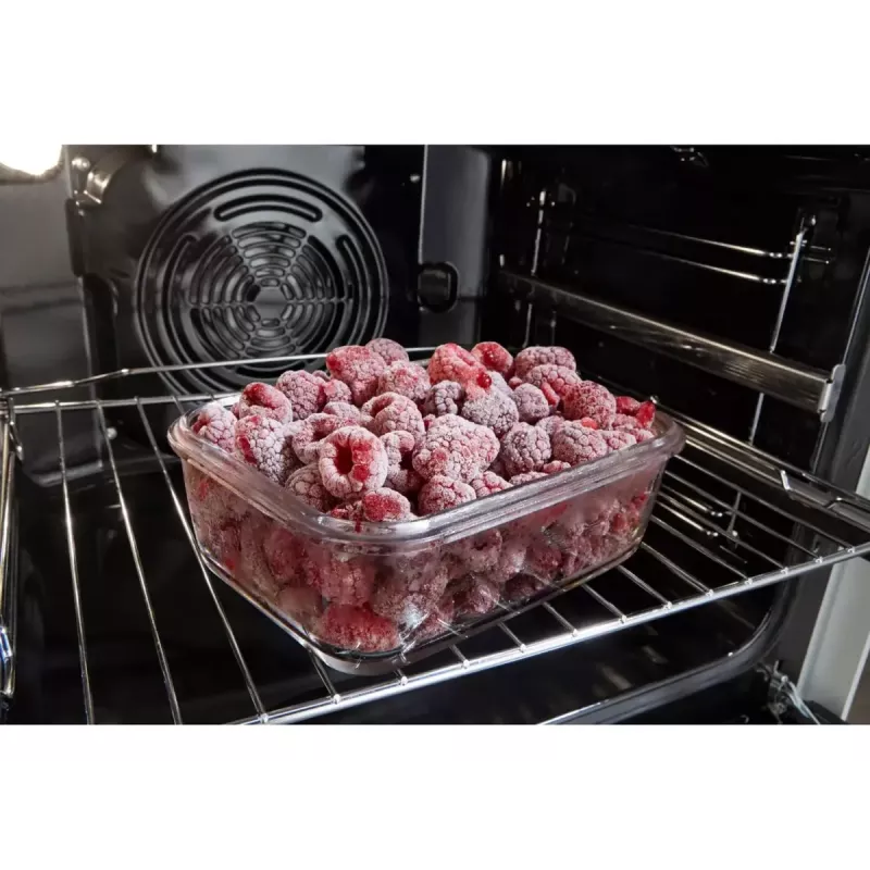 Gorenje GEC6C40WD Laisvai pastatoma viryklė Elektrinė Keraminė kaitlentė Juoda, Balta