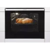 Gorenje GEC6C40WD Laisvai pastatoma viryklė Elektrinė Keraminė kaitlentė Juoda, Balta