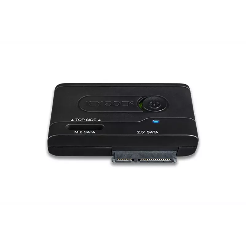 ICY BOX Ez-adapter – 2,5 colio SATA ir M.2 SATA kietojo disko / SSD adapteris į USB 3.2 Gen 1