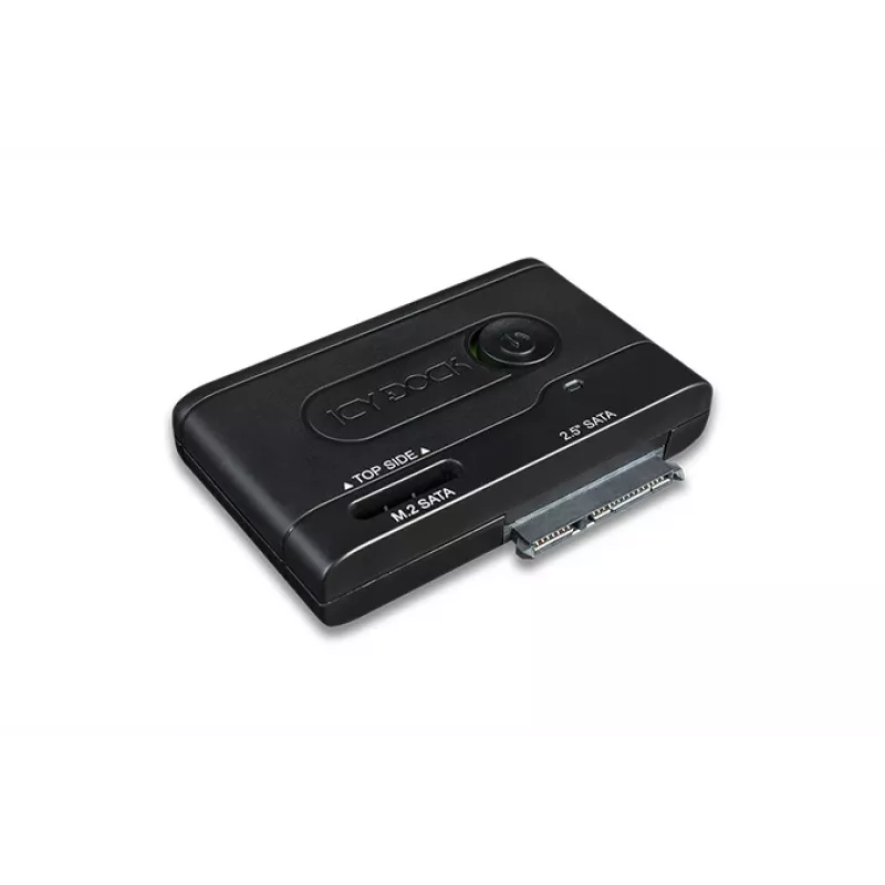 ICY BOX Ez-adapter – 2,5 colio SATA ir M.2 SATA kietojo disko / SSD adapteris į USB 3.2 Gen 1