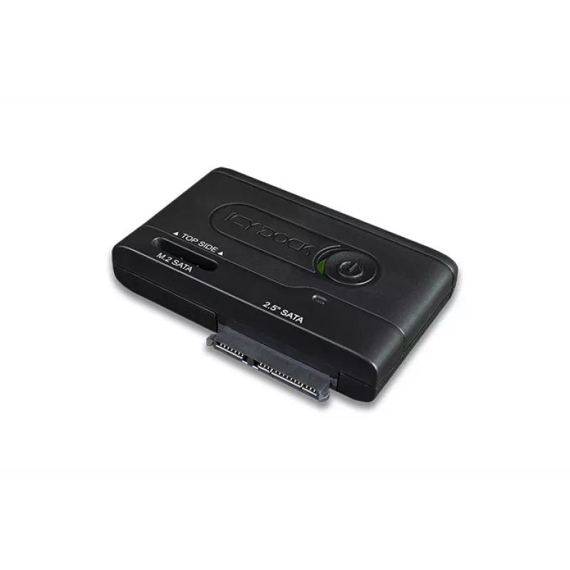 ICY BOX Ez-adapter – 2,5 colio SATA ir M.2 SATA kietojo disko / SSD adapteris į USB 3.2 Gen 1