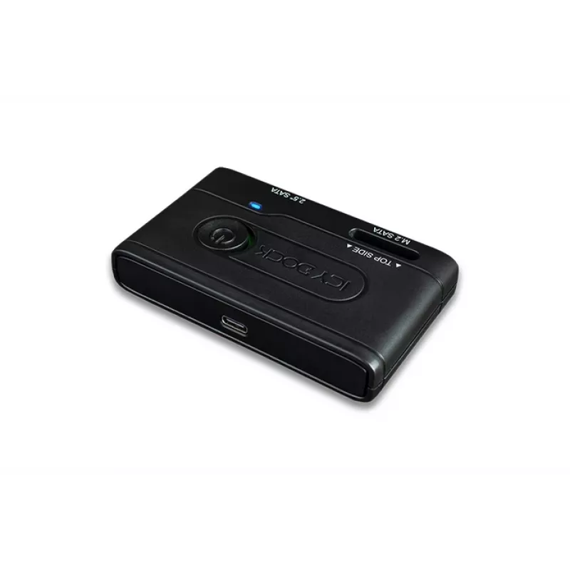 ICY BOX Ez-adapter – 2,5 colio SATA ir M.2 SATA kietojo disko / SSD adapteris į USB 3.2 Gen 1