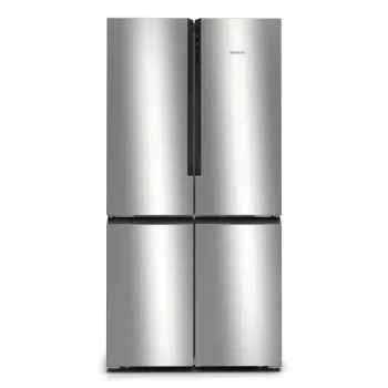Šaldytuvas šaldiklis Siemens iQ300 KF96NVPEA laisvai pastatomas „French door“ 605 L sidabrinis