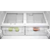 Šaldytuvas šaldiklis Siemens iQ300 KF96NVPEA laisvai pastatomas „French door“ 605 L sidabrinis