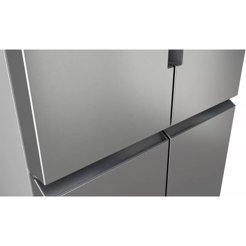 Šaldytuvas šaldiklis Siemens iQ300 KF96NVPEA laisvai pastatomas „French door“ 605 L sidabrinis