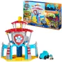 PAW Patrol Dino Rescue HQ žaidimų rinkinys su garsais, išskirtine Rex figūrėle ir transporto priemone