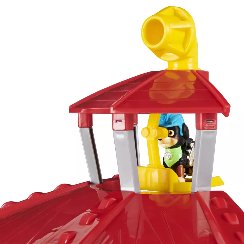 PAW Patrol Dino Rescue HQ žaidimų rinkinys su garsais, išskirtine Rex figūrėle ir transporto priemone