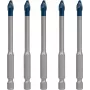 Bosch 2 608 900 599 gręžtuvų rinkinys Gręžimo antgaliai 5 vnt