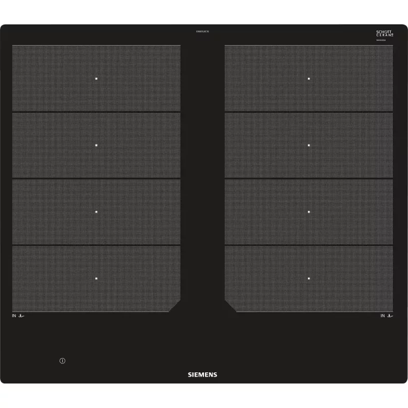 Siemens EX601LXC1E įmontuojama indukcinė kaitlentė 4 zonos, juoda