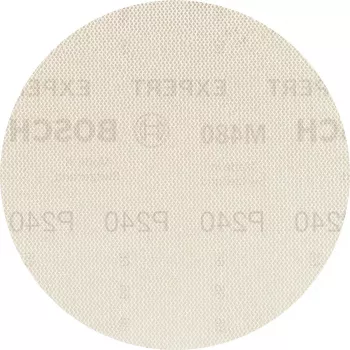 Šlifavimo lakštai Bosch Expert M480 150 mm K240, pakuotė po 50 vnt.