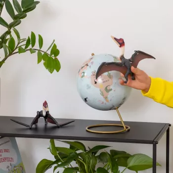 Schleich Quetzalcoatlus 15028 juodas rudas baltas žaislinis dinozauras vaikams nuo 4 metų