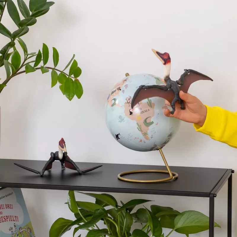 Schleich Quetzalcoatlus 15028 juodas rudas baltas žaislinis dinozauras vaikams nuo 4 metų
