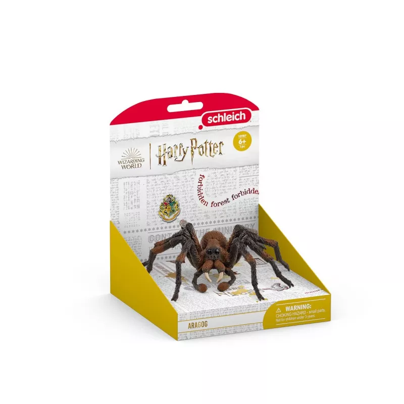 Schleich Harry Potter Aragog, 6 m., Maginės būtybės, Juoda, Ruda, Balta, Plastikas