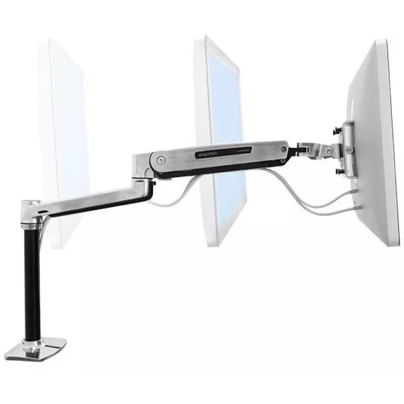 ERGOTRON LX HD stovo ranka sėdėjimui ir stovėjimui (poliruotas aliuminis)