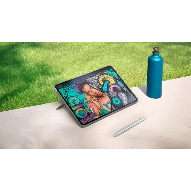 LOGITECH Combo Touch klaviatūrinis dėklas, skirtas iPad Air 11 colių 5 kartos, Oxford Grey, Qwertz Deutsch