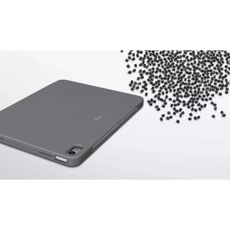 LOGITECH Combo Touch klaviatūrinis dėklas, skirtas iPad Air 11 colių 5 kartos, Oxford Grey, Qwertz Deutsch