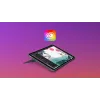 LOGITECH Combo Touch klaviatūrinis dėklas, skirtas iPad Air 11 colių 5 kartos, Oxford Grey, Qwertz Deutsch