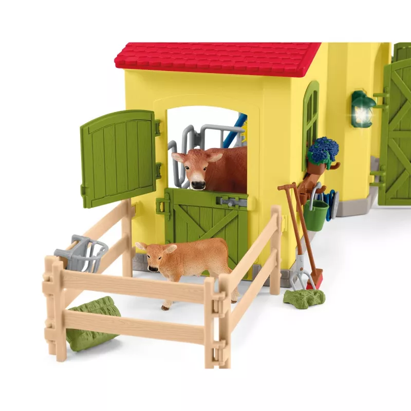 schleich FARM WORLD Didysis ūkis su gyvūnais ir aksesuarais, Ūkis, 3 m., Įvairiaspalvis, Plastikas