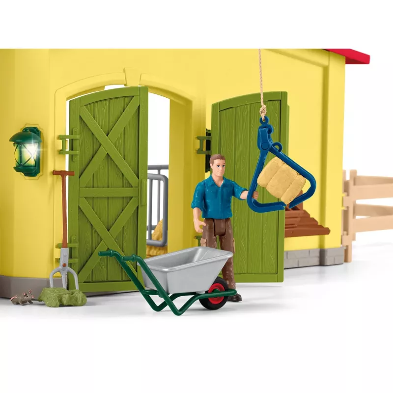 schleich FARM WORLD Didysis ūkis su gyvūnais ir aksesuarais, Ūkis, 3 m., Įvairiaspalvis, Plastikas