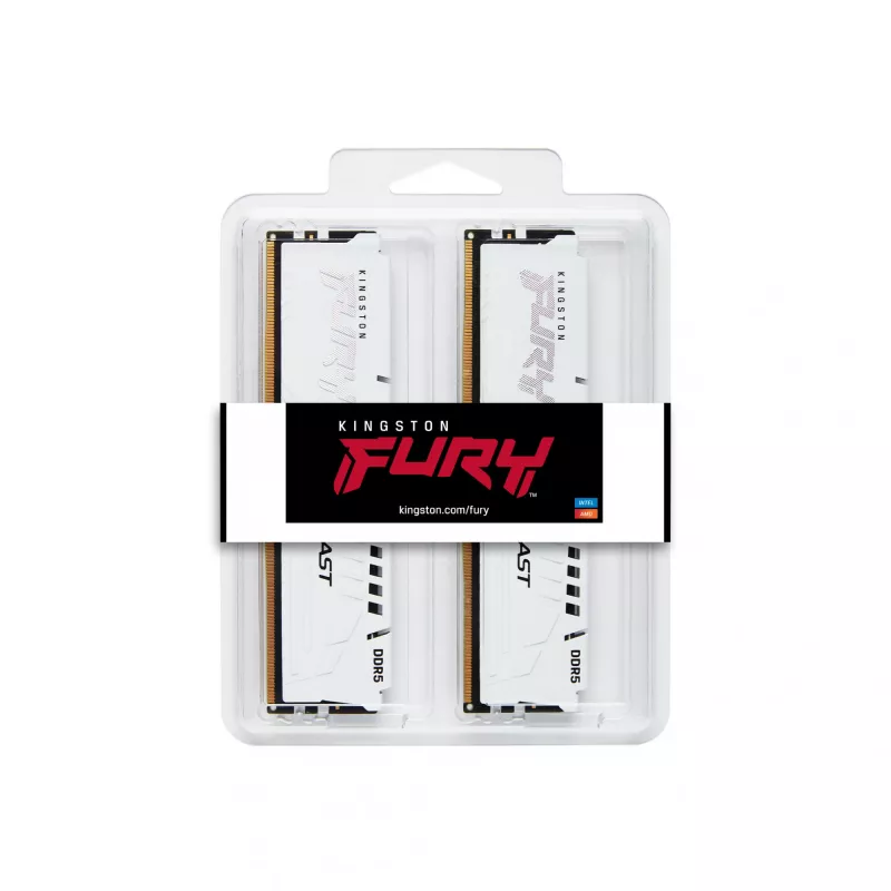 Kingston Technology FURY Beast 32 GB 5600 MT/s DDR5 CL36 DIMM (2x16 GB) Baltas EXPO
