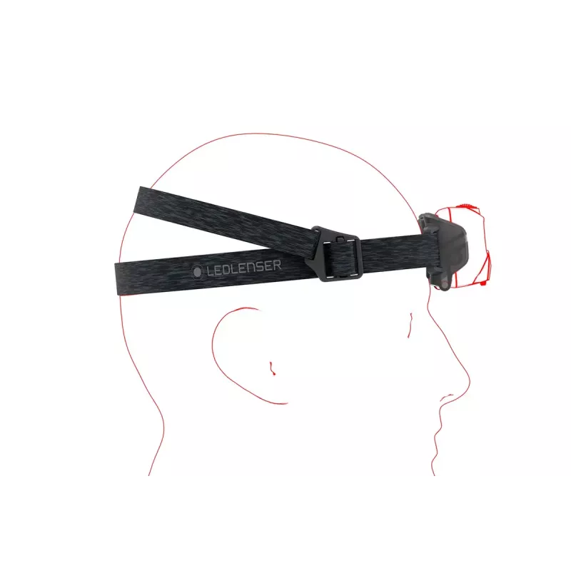 Priekinė lemputė ant galvos Ledlenser HF6R Core Black 800 lm IP68