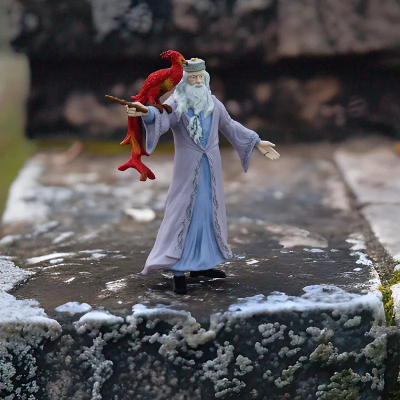 schleich Albus Dumbledore & Fawkes, 6 m., Harry Potter™, įvairiaspalvis, plastikas