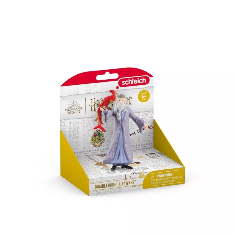 schleich Albus Dumbledore & Fawkes, 6 m., Harry Potter™, įvairiaspalvis, plastikas