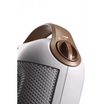 De’Longhi Capsule HFX30C18.IW ventiliatorinis elektrinis šildytuvas, ruda, balta, 1800 W