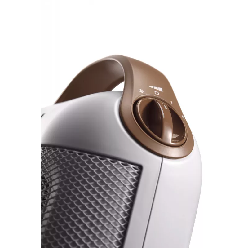 De’Longhi Capsule HFX30C18.IW ventiliatorinis elektrinis šildytuvas, ruda, balta, 1800 W