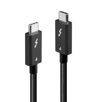 Lindy 1 m Thunderbolt 4 laidas, 40 Gbps, pasyvus, vyriškas, vyriškas