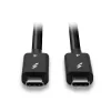 Lindy 1 m Thunderbolt 4 laidas, 40 Gbps, pasyvus, vyriškas, vyriškas