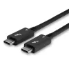 Lindy 1 m Thunderbolt 4 laidas, 40 Gbps, pasyvus, vyriškas, vyriškas
