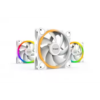 be quiet! Light Wings White 120mm PWM Triple Pack | 3 vnt. 12 cm kompiuterio korpuso ventiliatoriai