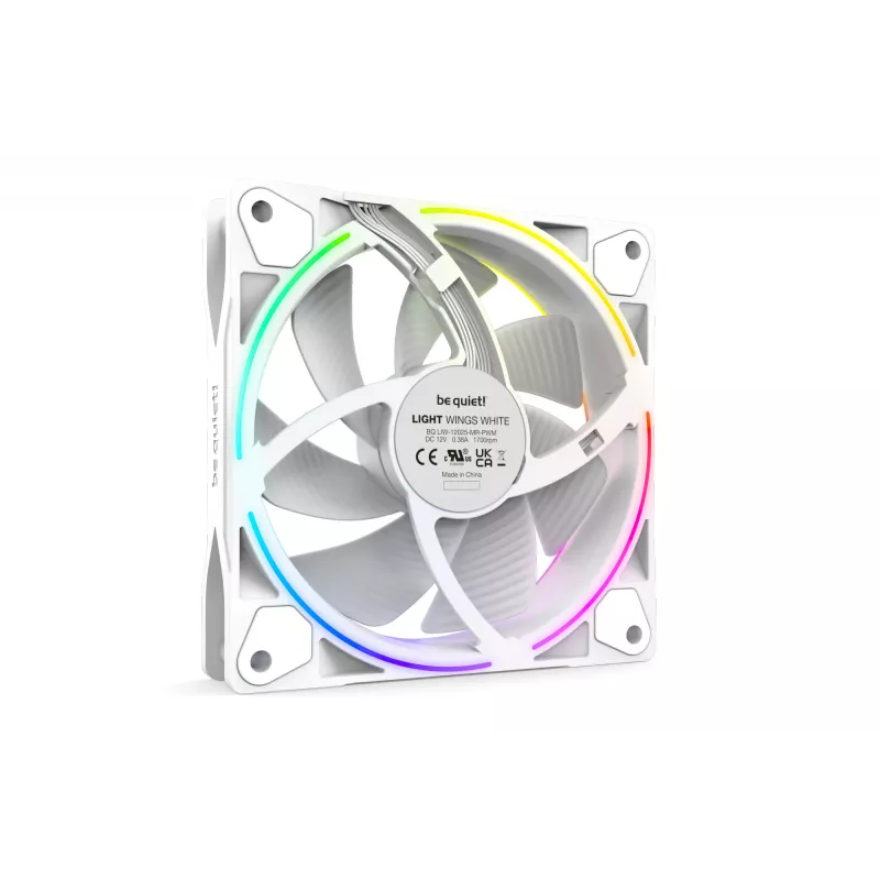 be quiet! Light Wings White 120mm PWM Triple Pack | 3 vnt. 12 cm kompiuterio korpuso ventiliatoriai