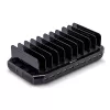 Lindy 96W 10 prievadų USB įkrovimo stotelė, laisvai pastatoma, plastikinė, juoda