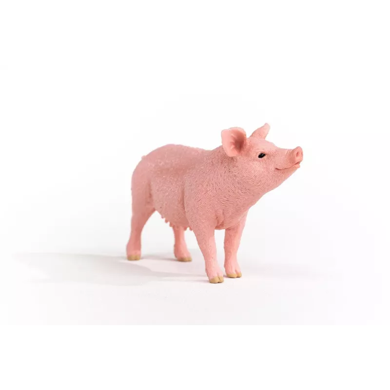 Schleich ūkio kiaulės figūrėlė 13933, rožinė, rekomenduojamas amžius 3+