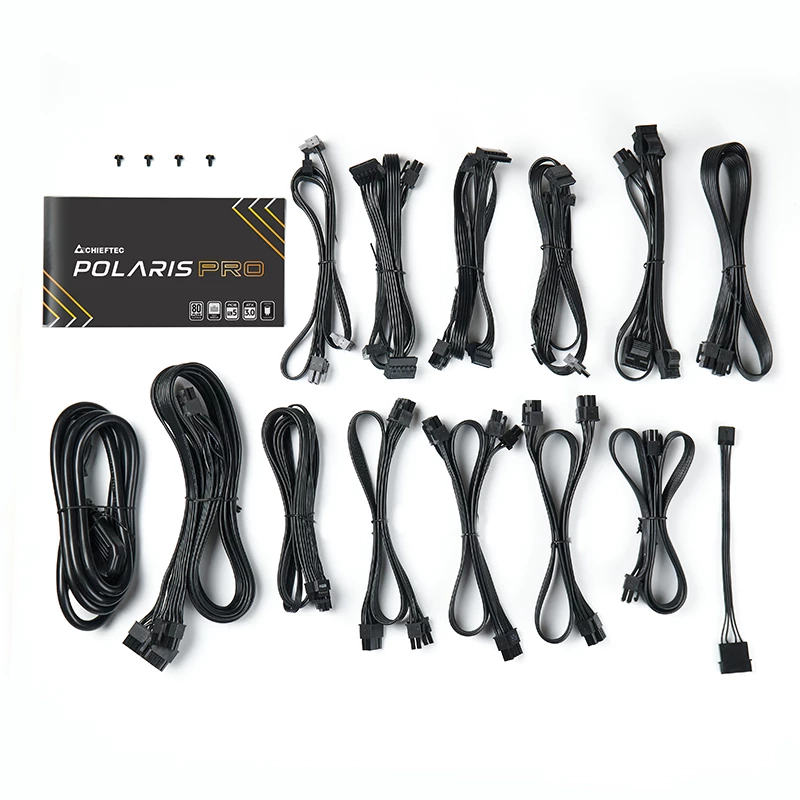 Chieftec Polaris PRO 1300W maitinimo blokas 20+4 pin ATX ATX Juodas